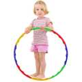 Kids Hula Hoop - Adjustable Collapsible Colourful Indoor Outdoor Fitness Gymnastic. 