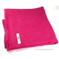 100% Pashmina Shawl 2 Ply, Dark Pink Color. 
