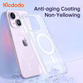McDodo | Clear Magnetic Phone Case For iPhone 15. 