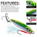 SuperRide Lifelike Fishing Lure Realistic Jigging Fishing Lure with Hook for Freshwater Saltwater Fishing Buyers' Favorite Choice Fishing Lure. 