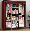 Storage Wardrobe Model 88130 Shelf Rack Fancy And Foldable. 