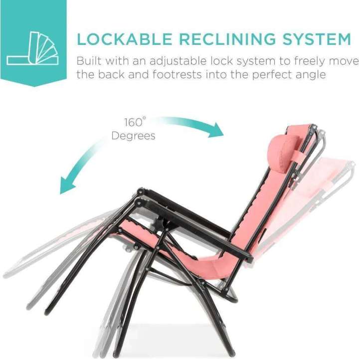 Folding%20Zero%20Gravity%20Recliner%20Patio%20Lounge%20W/Adjustable%20Canopy%20Shade,%20Headrest,%20Outdoor%20Beach%20Chair%20-%20Image%203