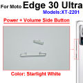Power Volume Button For Motorola MOTO Edge 30 Neo Pro Edge 30 Ultra Edge X30 On OFF Power Volume Side Key Flex Cable Parts. 