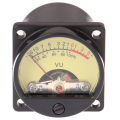 New specials 1Pc Panel VU Meter 6-12V Bulb Warm Back Light Recording Audio Level Amp Meter A JUE. 