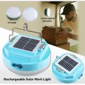 Portable Lightweight Camping Light LED Rechargeable Solar 100W. 