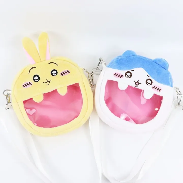 Cute%20Plush%20Shoulder%20Messenger%20Bag%20Usaki%20Hachiware%20Crossbody%20Bag%20Cartoon%20Transparent%20Chiikawa%20Bag%20Women%20-%20Image%203