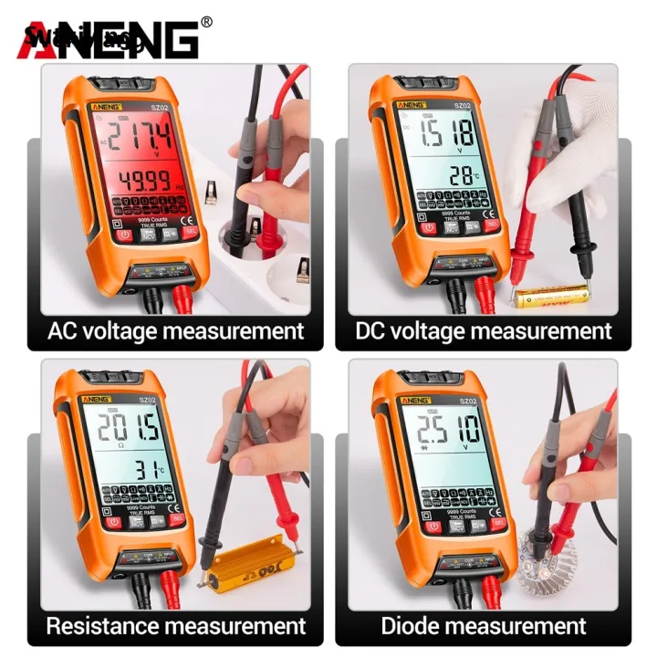 Wenefang%20Sutuiying%20ANENG%20SZ01/SZ02%20Diode%20Tester%20Professional%20Digital%20Multimeter%20True%20New%20Profesional%20RMS%20Smart%20AC/DC%20Current%20Voltage%20Auto%20Range%20Multimetres%20Tools%20-%20Image%205