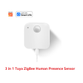 PIR+ + Brightness 3 in 1 Tuya ZigBee Human Presence Sensor Intelligent APP Control Smart Home Devices. 