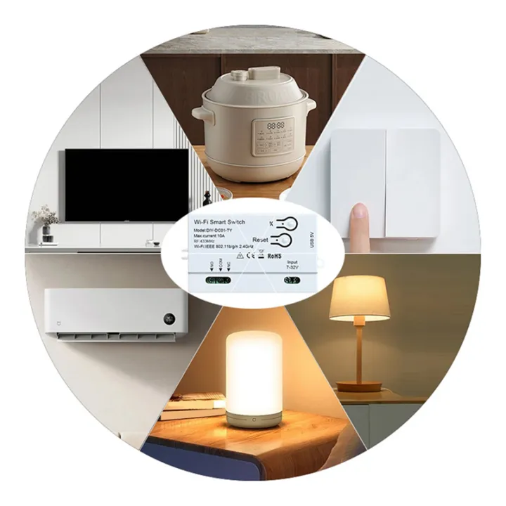 OUMERY%202X%20Tuya%20WiFi%20Smart%20Switch%20Timer%201CH%207-32V%20USB%205V%202.4G%20WiFi%20Smartlife%20Home%20Automation%20Module%20for%20Alexa%20Home%20IFTT%20-%20Image%202