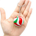 Volleyball Volleyball keychain Portable PVC Ball PVC keyring PVC  Keyring Ball keychain for Volleyball players Sports Team  accessories Gift Men. 