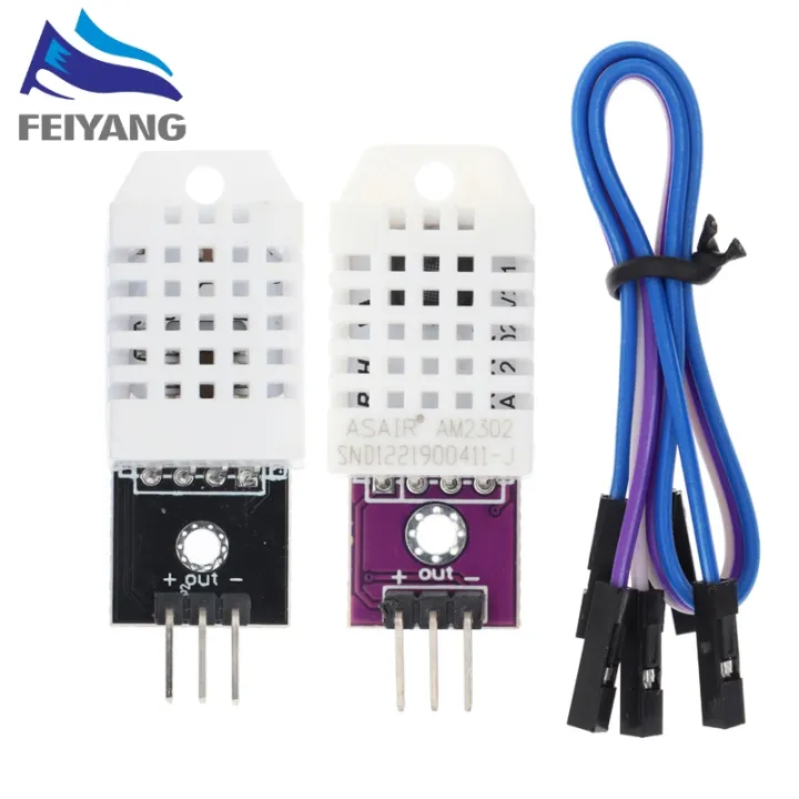 DHT22 Digital Temperature and Humidity Sensor AM2302 Module+ with Cable ...