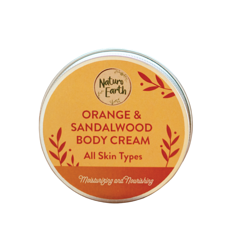Naturo Earth Orange & Sandalwood Body Cream - 100gm