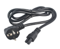 Power Cable For Computers, TVs, Monitors, & More - 10' Black Universal Cord Works With Any 3 Pin AC Power Connection. 