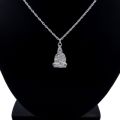Silver Gautam Buddha Locket Pendant For Men And Women (Locket Only) - Sp Jewellers. 