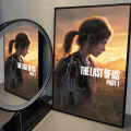 The Last of Us Part 1 2 Whitepaper Poster Waterproof Paper Sticker Coffee House Bar Aesthetic Art Wall Painting. 