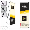 Bizzy X stand banner Flex Standee - Display Stand 2x5 feet for Marketing Promotions - Flex Standee - X Display Stand without PanaFlex. 