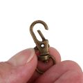 10pcs Metal Clasp Swivel Trigger Clips Snap Hooks Key Ring Bags DIY Craft Copper. 