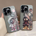 MissConnie Q-version Black White Spider Man Phone Case Compatible for IPhone 15 11 12 13 14 7 8 Pro Max XR X XS Max Soft Shockproof Cover. 
