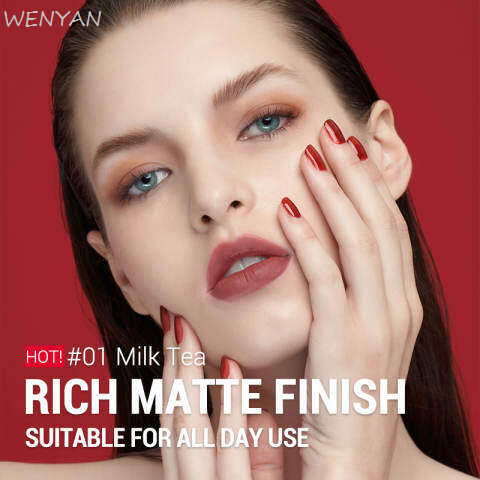 WENYAN NOVO 5234 Lip Gloss Durable waterproof non stick to cup and non fading STUNNING MATTE Lipmatte Liptint Liquid Lipsticks (FROM MALAYSIA)