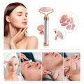 Finishing Touch Flawless Contour Facial Roller & Massager Vibrating Rose Quartz Battery Operated. 