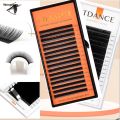 Wenefang TDANCE Classic Eyelash Extension 16 Rows Soft Faux Mink Lashes Russian Volume Makeup Eyelashes Professionals Individual Eye Lash. 
