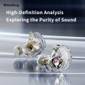 Wenefang TRN CS4 HIFI IEMs 10mm Dynamic Driver Earphones In-Ear Monitor Headphones Gaming Headset Sports Earbuds with Detachable Cable. 