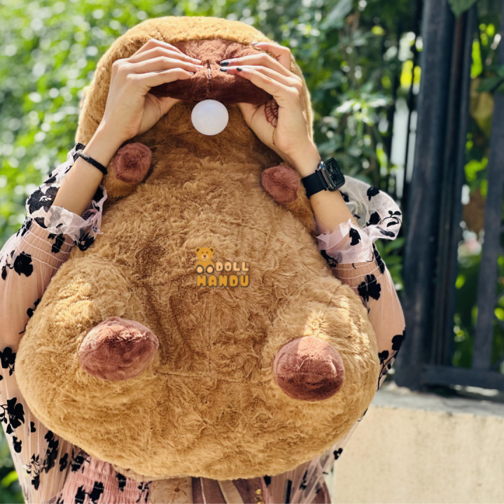 Dollmandu%20%20Fluffy%20Gum%20Capybara%2040cm/%2050%20cm%20Plush%20Doll%20Kawaii%20Animal%20With%20Gum%20Stuffed%20Toy%20Toys%20Gift%20Home%20Decor%20-%20Image%202