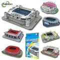 Aweisuan Miniature Football Field 3D DIY Puzzle World Famous Stadiums Models New style Football Game Peripheral Toys Fans Birthday Toys Gifts DDJ. 