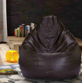 Unique Classic Premium Bean Bag with Beans Filled (XXXL, Brown). 
