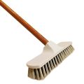 Hard Broom With Long Handle For Tiles And Floor Cleaning. 