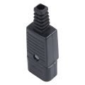 ARELENE 5X Black IEC-320 C14 Male Plug AC Power Inlet Socket Connector 250V 10A. 