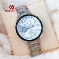 Millenium MW58195 Business chrono Design Waterproof Classic Watch for Men-Silver. 