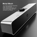 Wiresto Mini Audio Soundbar Speaker Gaming Wired Soundbars Bluetooth Wireless Speakers USB Connection Portable Sub woofer Multimedia for PC TV Bar Support AUX USB TF Card. 