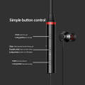 HE05X Magnetic Wireless Black Bluetooth Neckband Earphone IPX5. 