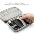 3X Portable Storage Box Waterproof Storage Bag for 2.5-Inch Mobile Hard Drive Power Supply USB Drive Data Dable Headset. 