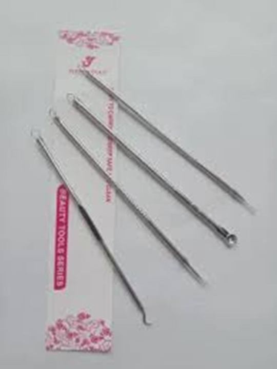 4Pc/Set Stainless Steel Blackhead Removal Kit Acne Blemish Pimple ...