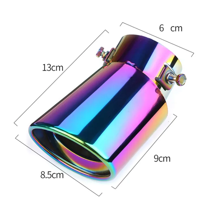 (COKP)%20Car%20Stainless%20Steel%20Multicolor%20Round%20Bend%20Exhaust%20Tail%20Muffler%20Tip%20Pipe%20Universal%20Fits%20Car%20Accessories%20-%20Image%202