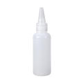 50ML Refillable Bottles Eco-Friendly 20ML PE Plastic PE Plastic Glue Bottles 10pcs/lot Empty Screw-On Lids for for Dispensing Liquids for Ketchup for Condiments. 