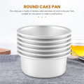 12X 4 Inch Cake Pan,6 Piece Mini Cake Pan Round Tier Baking Cake Pans Set for Baking Steaming,Baking Round Cake Pan. 