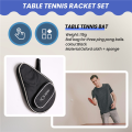 One Piece Professional Pong Case Cover with Balls Bag or Table Tennis Rackets Bat Bag Oxford(Black). 