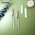 Wenefang 【YIYANGMAOYI111】2pcs Portable Lip Gloss Applicator Multifunctional High Quality Silicone Lip Dust Cap Makeup Lipstick Cosmetic Tool. 