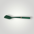 Green High Grade Hard Silicone Spatula For Non-Stick Cookwares For Scratchless Handling. 