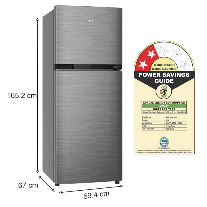 IFB%20Double%20Door%20Refrigerator%20285%20Liters%202%20Star%20Surround-Cool%20IFBFF-3152FBS%20Brush%20Grey%20-%20Image%203