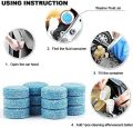 Car Windshield Washer Tablets – 10-Pack Effervescent Cleaning Solution for Streak-Free, Clear Glass & Improved Vision. 