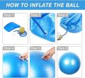 85cm Fitball/Exercise Ball Stretches for Balance and Stability. 