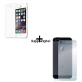 Xujiguanghui Apple iPhone 5 Glass Protector simple Tempered Glass + Back Protector Skin Matte Style Protector For Apple iPhone 5. 
