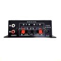 Mini Stereo Amplifier Dc12V Dual Channel Hi-Fi Audio Player Supports Mobile Phone Dvd Input for Motorcycle Car Home Use. 