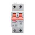 16A HPL C Curve Miniature Circuit Breakers (MCB) Double Pole Rating Amps, White. 