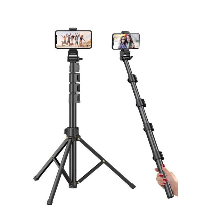 JMARY%20MT-39%20153cm%20Selfie%20Stick%20Tripod%20%7C%20Heavy%20Duty%20Aluminum%20Phone%20&%20Camera%20Stand%20%7C%20Extendable%20with%20Bluetooth%20Remote%20&%20Phone%20Clip%20-%20Image%203