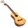 SX TG1E Travel Semi-Acoustic Guitar with  Gig Bag - Natural. 